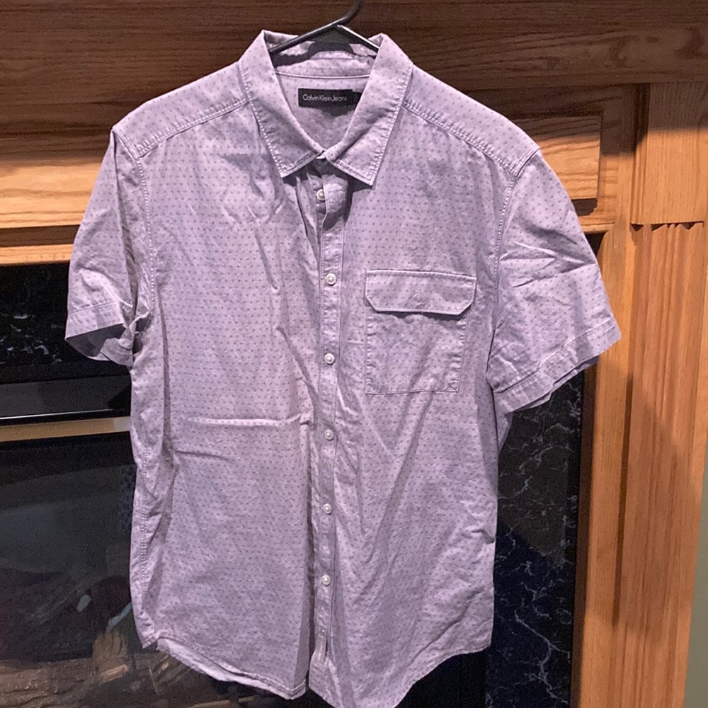 Calvin Klein Short Sleeve Button Shirt